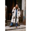 Animal Pattern Artificial Fur Coat Autumn and Winter High Sense European and American Spice Girls Medium and Long Coat