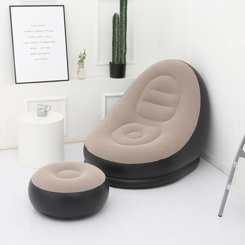 Lazy BeanBag Sofas Cover Chair No Filler Lounger Seat Bean Bag Pouf Puff Couch Tatami Living Room High Quality Inflatable Bed
