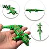 Realistic Gecko Decoration 3D Printed Articulated Figurine, Reptile Ornament with Movable Joints, Cute Posable Model Lizard Animal Figure for