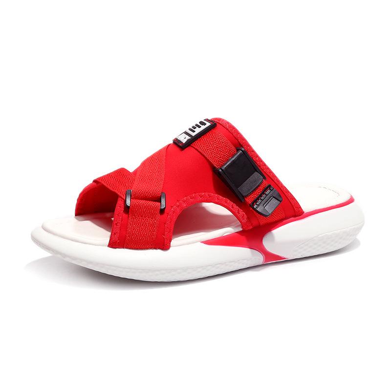 Женские ортопедические сандалии премиум-класса с открытым носком, женские тапочки с пряжкой и ремешком, винтажные Нескользящие дышащие летние