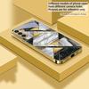 Текстура голубого мрамора Для Samsung Galaxy S20 FE S21 S22 S23 Plus S24 Ultra 25Ultra S21+ S9+ S22Plus Чехол для телефона из золотистого стекла