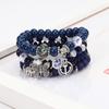 Bohemian Bracelets For Women Stackable Butterfly Elephant Anchor Pendant Beads Bracelet