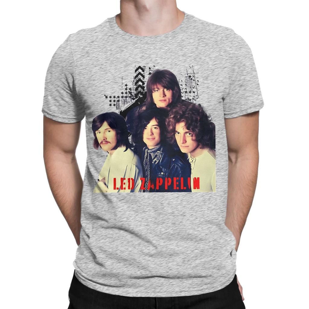 America Vintage Rock Funny 90s Music Funny Graphic 100 Cotton Tshirt Leds Band Zzepelins Tops Tees For Unisex