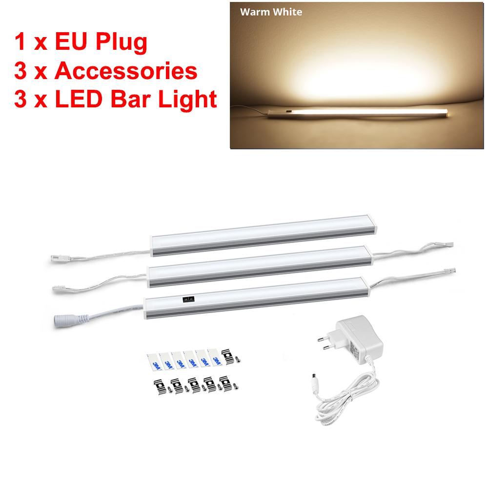 Lamp Eu Kitchen Plug Led Closet Light With Hand Sweep Sensor Switch Dc12v Bedroom Cabinet Led Night Light