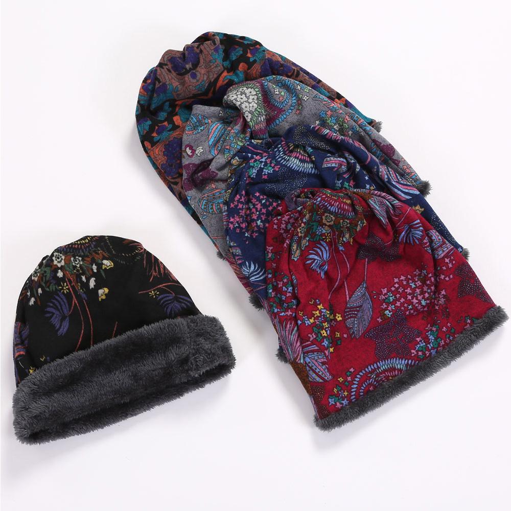 Cap Fashion Plus Velvet Multifunctional Soft Neck Warm Bib Hats Women Hat Beanie Velvet Bonnet