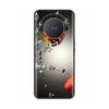 Чехол для Honor Magic 6 Lite Magic6 Lite Жидкий силикон Мягкий ТПУ Задний бампер Череп Мраморный принт Fundas Для Honor Magic 6 Lite 5G