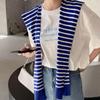 Neck Guard For Women For Men Stripes Wraps Korean Style Scarves Knitted Shawl Female Wool Scarf