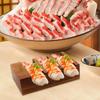 Sushi Hand Roll Holder Wooden Display Stand for Serving Food