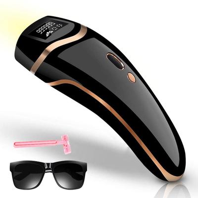 Средство для удаления волос на лице для женщин, Идеальное средство для удаления волос на лице, Устройство для лазерной эпиляции 5 уровней, Постоянное удаление волос IPL, (черный)