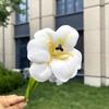 10 шт. Искусственный цветок тюльпана, реалистичные поддельные стебли тюльпанов для свадебного, домашнего, настольного цветочного оформления
