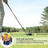 Автоматический диспенсер для гольф-мячей 25 гольф-мячей Драйвер с регулируемой высотой Устройство для подачи мячей для гольфа с ножным управлением для практики свинга на заднем дворе