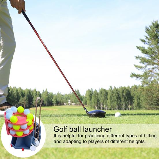 Автоматический диспенсер для гольф-мячей 25 гольф-мячей Драйвер с регулируемой высотой Устройство для тиинга гольф-мячей с ножным управлением