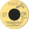 7-дюймовая пластинка CURTIE THE BOOMBOX Lets Talk It Over In The Ladies Ro JK14256PROMO RCA 1985 США Танцевальная Электроника Б/у