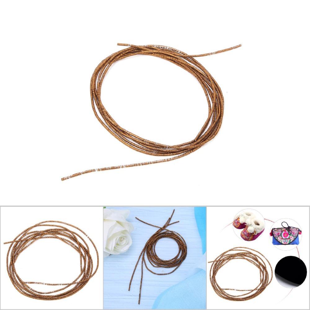 Fine Metallic Embroidery Wire Hand Sewing Metallic Embroidery Thread Beading Wire For Embroidery