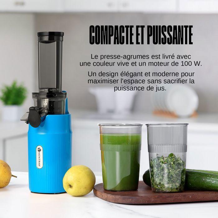Extracteur de Jus - VENTRAY - Ginnie - Compact - 100 Watt - Bleu ciel