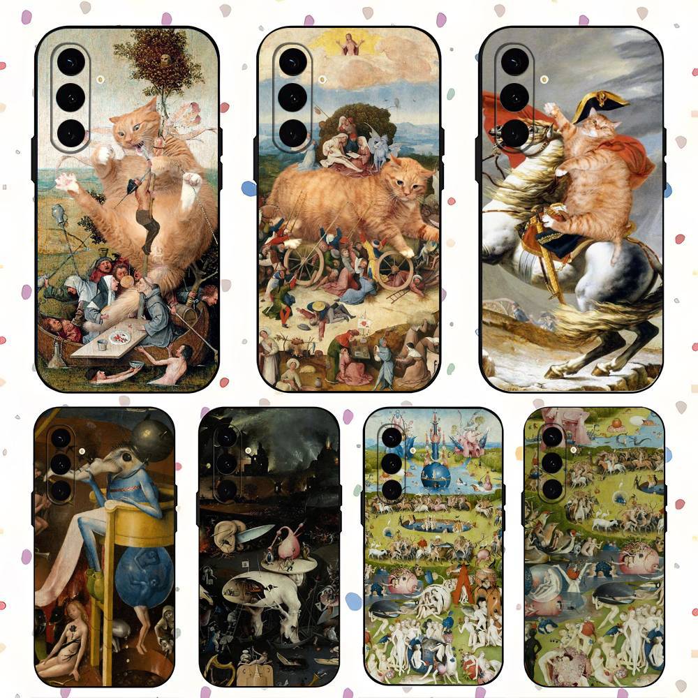 Hieronymus Bosch Art Painting Bumper For Samsung Galaxy S23 S24 S25 Ultra S22 Plus S21