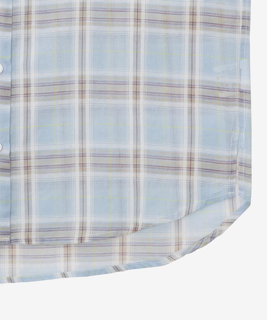 MIND BRIDGE WOMEN [On][W] Sheer Check Shirt