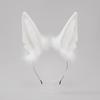 Cosplay Furry Animal Wolf Ears Hair Hoop Lolita Costume Cosplay Long Fur Headpiece for Halloween Party Decoration