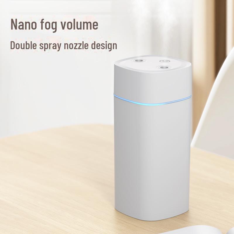 Портативный увлажнитель воздуха с двумя насадками — компактный настольный очиститель и увлажнитель воздуха для дома или спальни