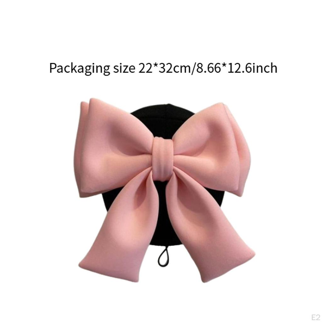 Чехол для лыжного шлема, подходит всем, шапка, милый бант, вязаная шапочка для катания на коньках, велоспорта, сноуборда, забавная