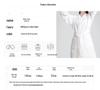 Hotel Inn All-Cotton Waffle Bathrobe with Reversible Collar - Perfect for Four Seasons, Hot Springs, and Salons - White Robe