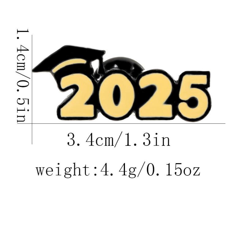 Брошь в виде выпускной шляпы, металлическая эмалевая булавка, сувенир для студента, подарок, аксессуар, значок, украшение нового сезона