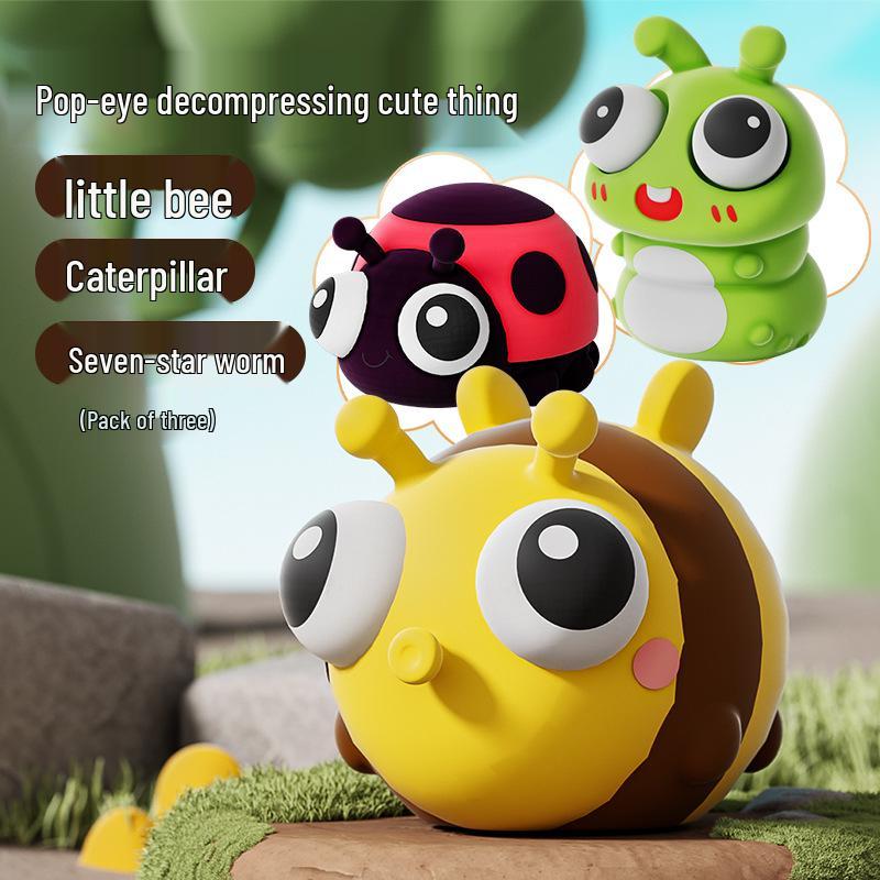 Press Pop Eyes Squeeze Toy - Cute & Fun Stress Reliever for Kids