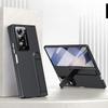 Luxury Matte with Kickstand Holder Phone Case for Samsung Galaxy Fold Z 7 6 5 4 3 Built in Screen Protect Back Shockproof Cover