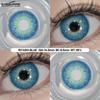 Eyeshare 1 пара синих косплей контактных линз для глаз Синие горячие аниме косплей линзы 14,0~14,5 мм Линзы для макияжа на Хэллоуин