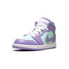 Детские кроссовки Air Jordan 1 Mid PS Purple Pulse Glacier Blue Arctic-Punch 640734-500