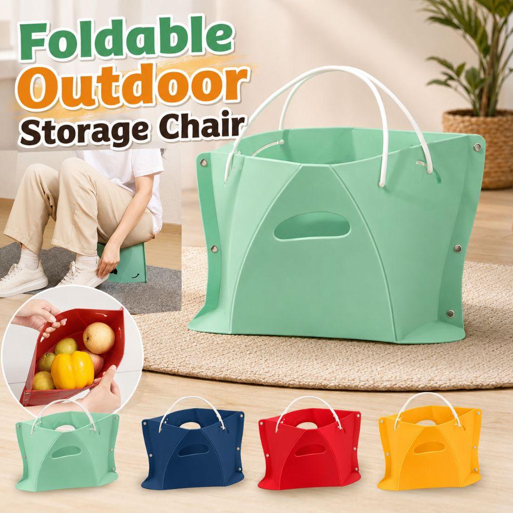 with Lanyard Portable Folding Stool Lightweight Portable Stool Camping, Fishing, Beach