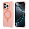 Transparent Color Airbag Shockproof Magnetic PC+TPU Protective Phone Case For iPhone 16 Pro