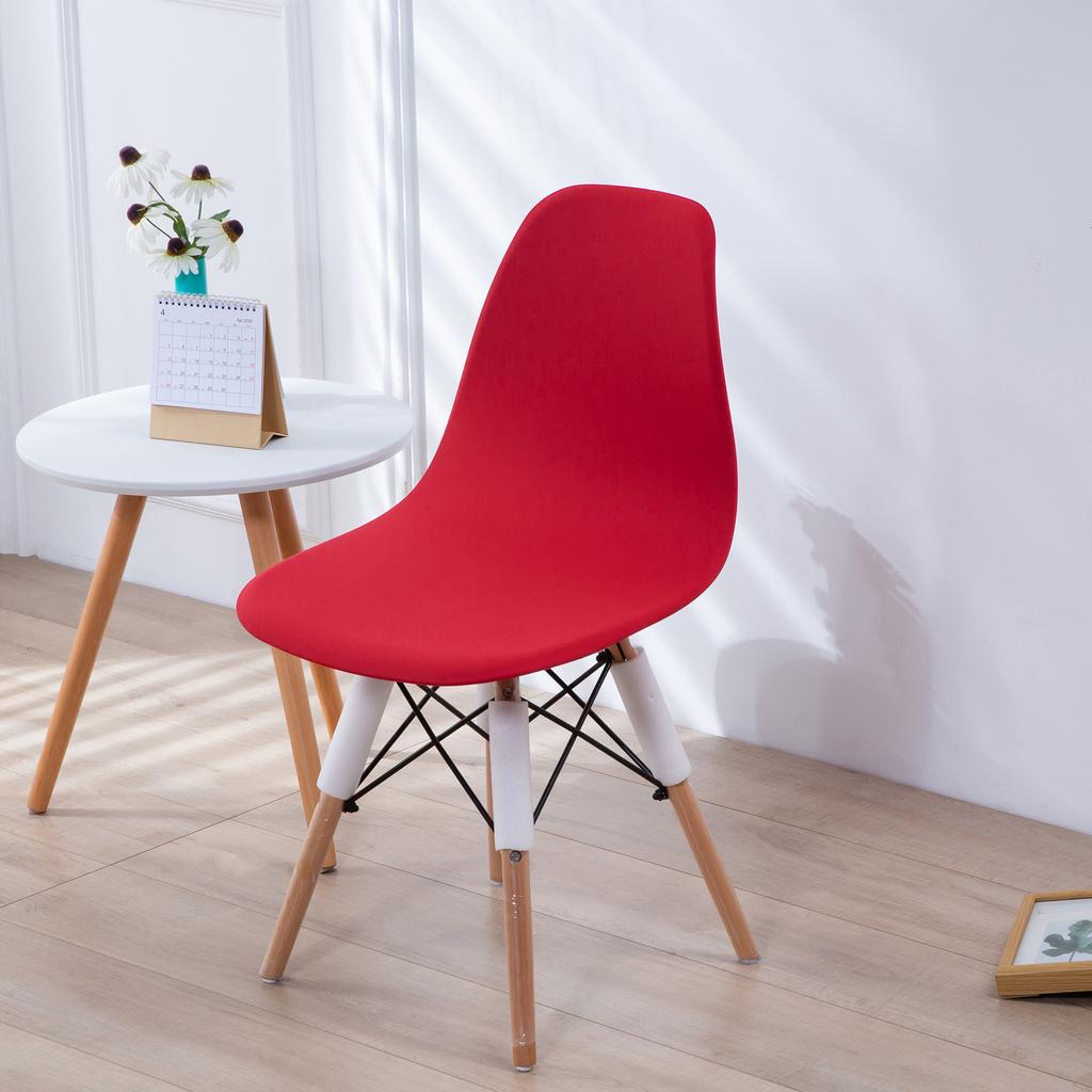 1 шт. Роскошный эластичный волокнистый чехол для стула Eames, противообрастающий съемный чехол для стула для свадьбы, столовой