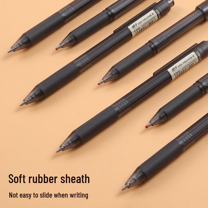 Deli A109 Quick-Dry Retractable Gel Pen