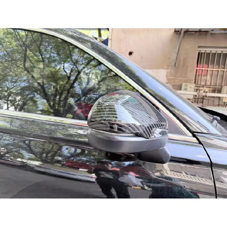 For Honda CR-V CRV 6th Gen  2024 2025 Hybrid Pair Car Side Rearview Mirror Cover Glossy Black/Carbon Look Wing Mirror Caps