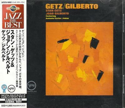 CD STAN GETZ & JOAO GILBERTO, ASTRUD G - Getz/Gilberto  UCCU5002 Verve Records 2003 Japan ObiJazz Б/у