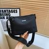 Simple Solid Color Nylon Messenger Bag Women's Fashion New Supply Casual Large Capacity Multi-compartment Shoulder Bag