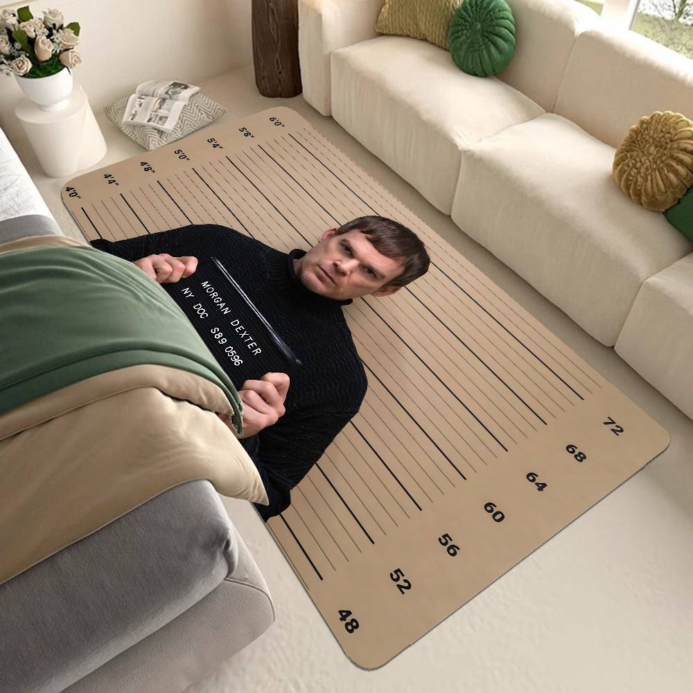 Classic Horror TV Dexter Door Mat Washable Non-Slip Living Room Sofa Chairs Area Mat Kitchen Doormat Area Rug
