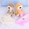Baby Kids Comforter Washable Blanket Teddy Bear Soft Smooth Toy Plush Stuffed Baby Towel