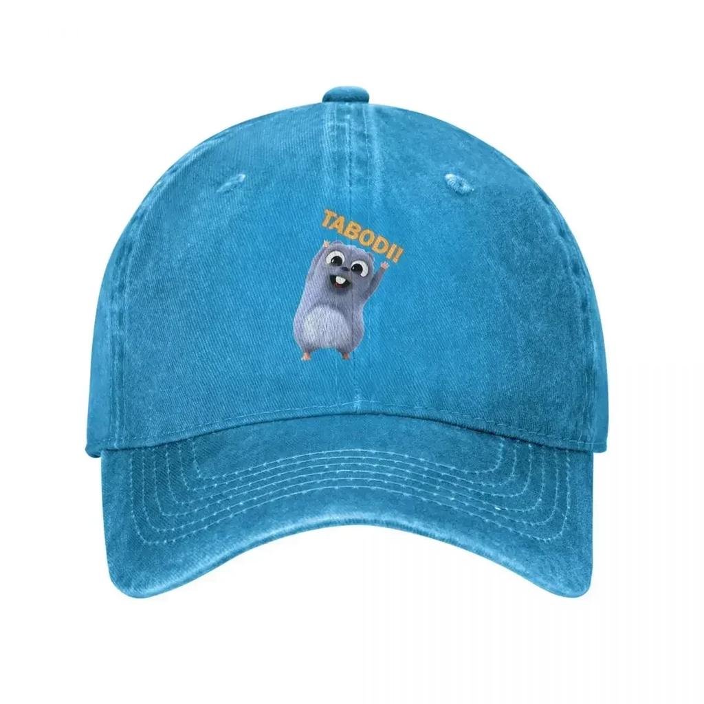 Grizzy Cartoon Tabodi Unisex Baseball Caps Distressed Washed Hats Cap Vintage Outdoor Running Golf Gift Sun Cap