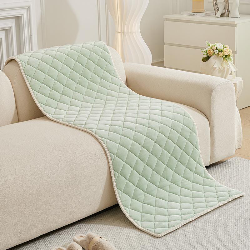 New Modern Simple Wind Sofa Cushion, Seat Cushion Fixed Cover, Straight Row One-Piece Combination Sofa Cover Cloth Towel