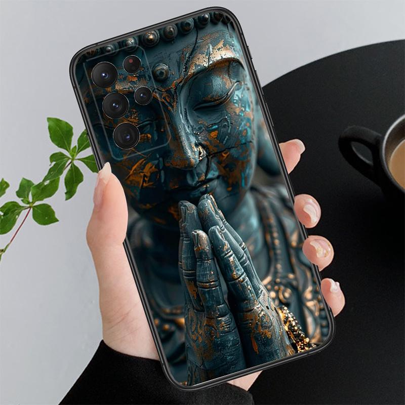 Дизайн с изображением Будды Чехол для телефона Samsung Galaxy S26 S25 S24 S23 S22 Ultra S23 S22 S25 Plus S24 FE S26Edge