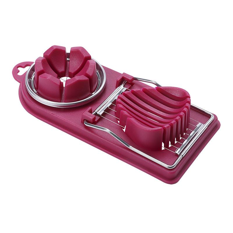 Бытовой многофункциональный резак для яиц, яйцерезка для яиц вкрутую, измельчитель/разделитель/разделитель яиц/резак для яиц 2 в 1, кухонные гаджеты