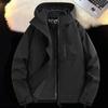 Mens Hooded Outdoor Tactical Jacket With Removable Insulated Liner Wear