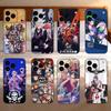 Чехол для телефона H-Hypnosis Mic для iPhone 17,16,15,14,13,12,11 Plus,Pro,Max,Mini Силиконовый черный Мягкий чехол