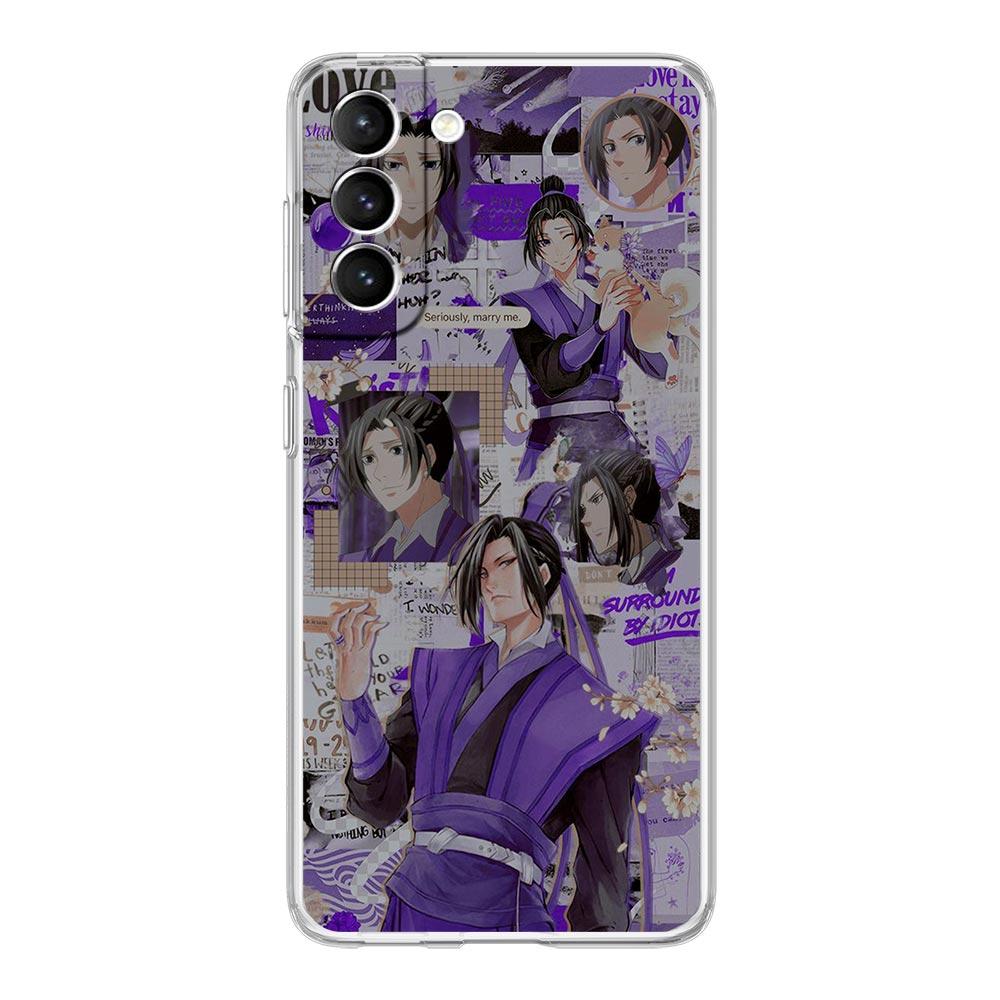 Чехол для телефона с изображением аниме Mo Dao Zu Shi для Samsung Galaxy S22 5G S20 Ultra S21 FE 5G S10E S9 S8 S10 Plus Note 20 10, мягкий прозрачный чехол