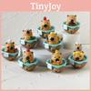 Tumbler Capybara Bathing Toy Pvc Action Figures Model Decoration Kids Gifts