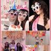 Creative Party Photo Props: Funny Cake & Christmas Birthday Glasses