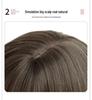 Short Curly Wig with Air Bangs - Lolita Style, Natural & Fashionable, Full Head Coverage