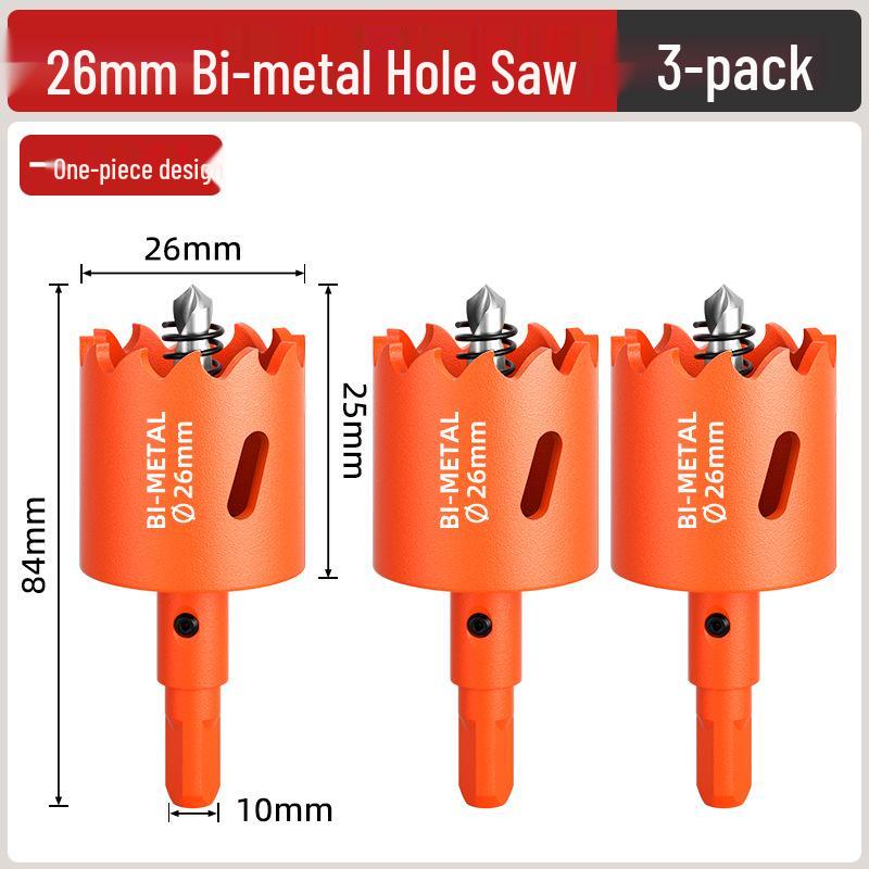Биметаллическая коронка для деревообработки: Сверло для дерева, гипсокартона, металла, пластика и ПВХ - 75 мм расширитель отверстий для точечных светильников.